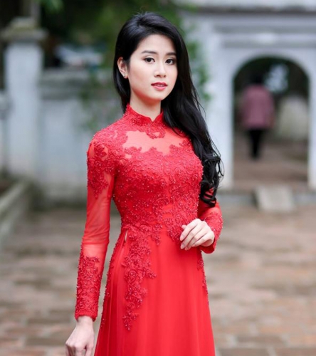 Ao dai ren best sale